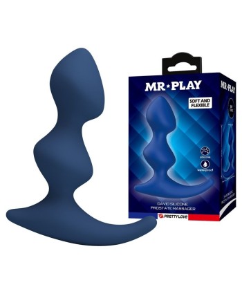 MR PLAY - PLUG ANAL AZUL ERGONÓMICO