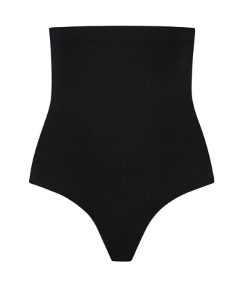 BYE-BRA - TANGA DE TALLE ALTO SIN COSTURAS BEIGE TALLA S