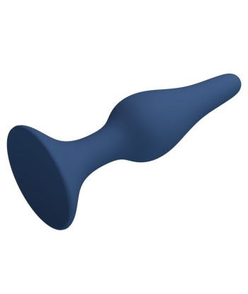 MR PLAY - PLUG ANAL SLIM SILICONA AZUL L