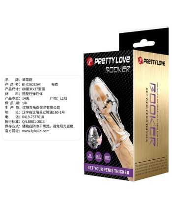 PRETTY LOVE - ROCKER FUNDA PARA PENE GET YOUR PENIS THICKER TRANSPARENTE