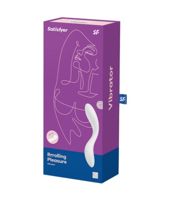 SATISFYER - RRROLLING PLEASURE VIBRADOR PUNTO G BLANCO