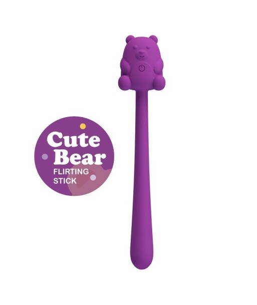 PRETTY LOVE - CUTE BEAR FLIRTING STICK VIBRADOR RECARGABLE
