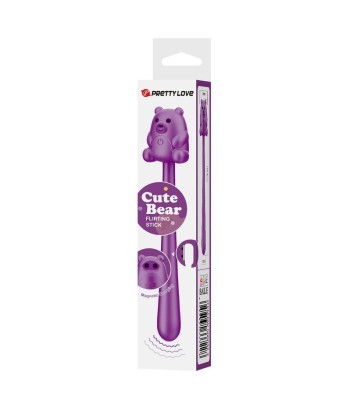 PRETTY LOVE - CUTE BEAR FLIRTING STICK VIBRADOR RECARGABLE
