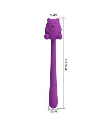 PRETTY LOVE - CUTE BEAR FLIRTING STICK VIBRADOR RECARGABLE