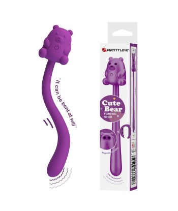 PRETTY LOVE - CUTE BEAR FLIRTING STICK VIBRADOR RECARGABLE