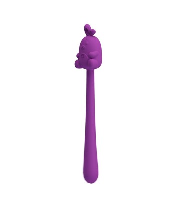 PRETTY LOVE - VIBRADOR FLEXIBLE CUTE BUNNY FLIRTING STICK RECARGABLE USB MORADO