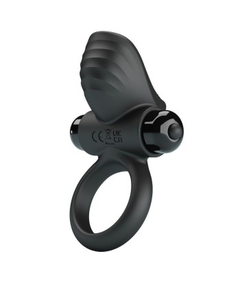PRETTY LOVE - ANILLO VIBRADOR PARA PENE ADRIEN 10 FUNCIONES NEGRO