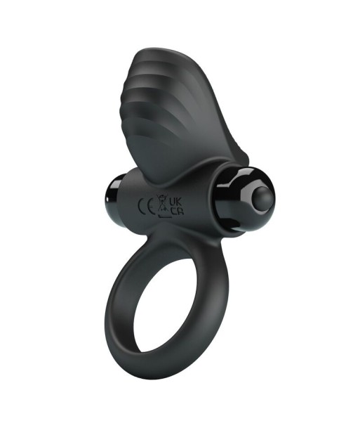 PRETTY LOVE - ANILLO VIBRADOR PARA PENE ADRIEN 10 FUNCIONES NEGRO