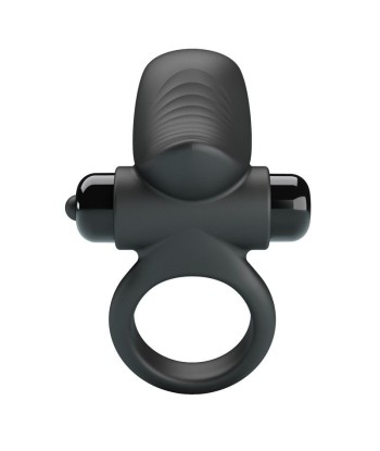 PRETTY LOVE - ANILLO VIBRADOR PARA PENE ADRIEN 10 FUNCIONES NEGRO