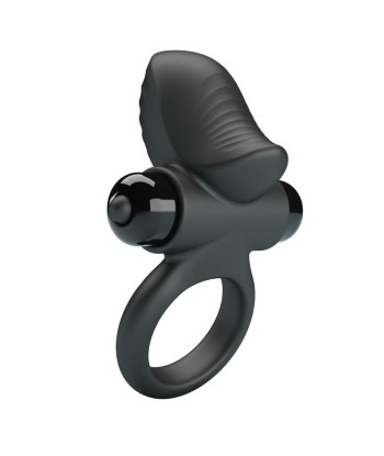 PRETTY LOVE - ANILLO VIBRADOR PARA PENE ADRIEN 10 FUNCIONES NEGRO