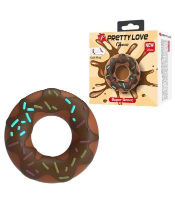 PRETTY LOVE - ANILLO PARA PENE SUPER DONUT MARRÓN