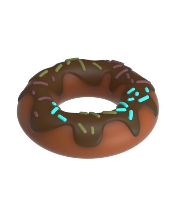 PRETTY LOVE - ANILLO PARA PENE SUPER DONUT MARRÓN