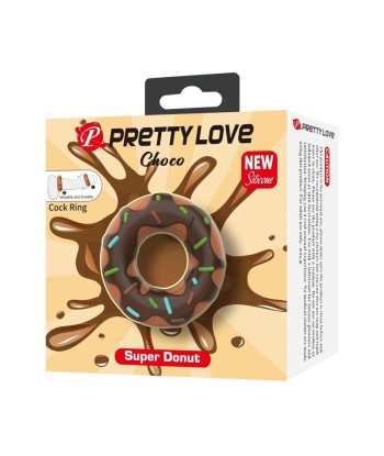PRETTY LOVE - ANILLO PARA PENE SUPER DONUT MARRÓN