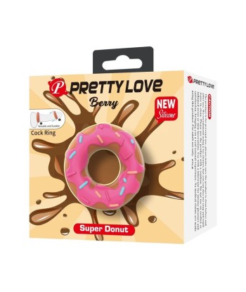 PRETTY LOVE - ANILLO PARA PENE SUPER DONUT ROSA