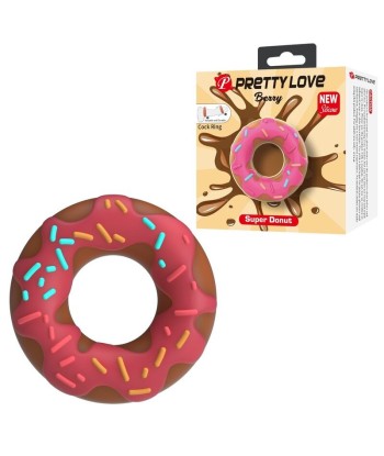 PRETTY LOVE - ANILLO PARA PENE SUPER DONUT ROSA