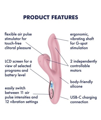SATISFYER - PRO G-SPOT GENERATION 2 ROSA