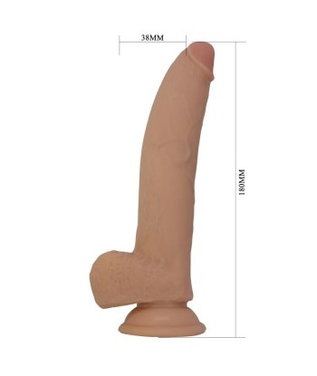 PRETTY LOVE - ELLCUMENT DILDO REALÍSTICO FLEXIBLE 18 CM Ø 4,5 CM TPE COLOR NATURAL