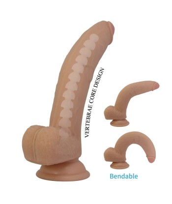PRETTY LOVE - ELLCUMENT DILDO REALÍSTICO FLEXIBLE 18 CM Ø 4,5 CM TPE COLOR NATURAL