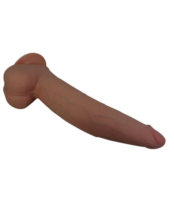 PRETTY LOVE - CUTHBERT DILDO REALÍSTICO FLEXIBLE 20 CM Ø 5 CM TPE MARRÓN
