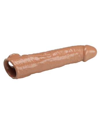 PRETTY LOVE - FUNDA EXTENSORA PARA PENE AJUSTABLE 26 CM Ø 4 CM COLOR MARRÓN