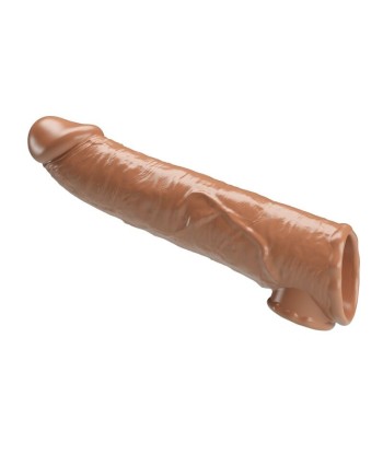PRETTY LOVE - FUNDA EXTENSORA PARA PENE AJUSTABLE 26 CM Ø 4 CM COLOR MARRÓN