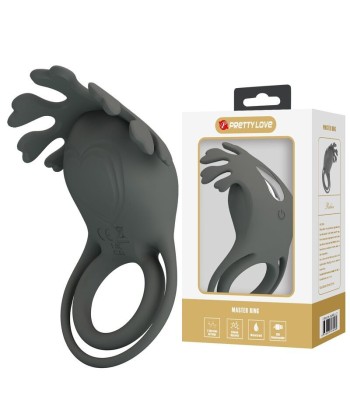 PRETTY LOVE - ANILLO VIBRADOR RECARGABLE CON ESTIMULADOR