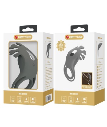 PRETTY LOVE - ANILLO VIBRADOR RECARGABLE CON ESTIMULADOR