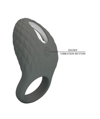 PRETTY LOVE - ANILLO VIBRADOR RECARGABLE CON ESTIMULADOR TEXTURIZADO