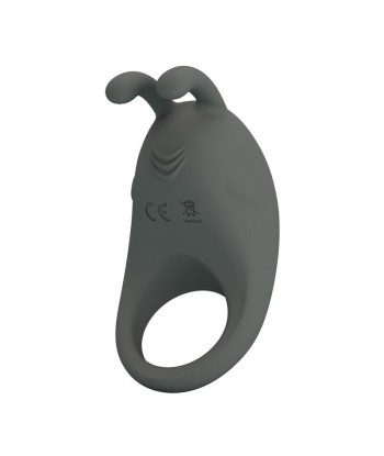 PRETTY LOVE - ANILLO VIBRADOR RECARGABLE CON ESTIMULADOR DE CONEJO