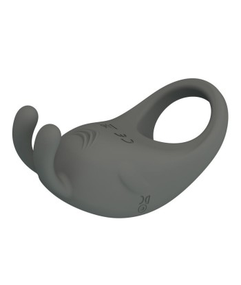 PRETTY LOVE - ANILLO VIBRADOR RECARGABLE CON ESTIMULADOR DE CONEJO