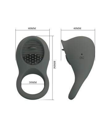 PRETTY LOVE - ANILLO VIBRADOR RECARGABLE CON ESTIMULACIÓN ORAL