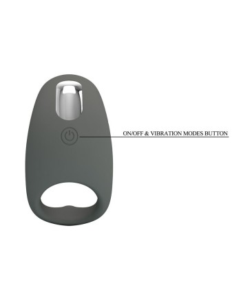 PRETTY LOVE - ANILLO VIBRADOR RECARGABLE SILICONA SUAVE