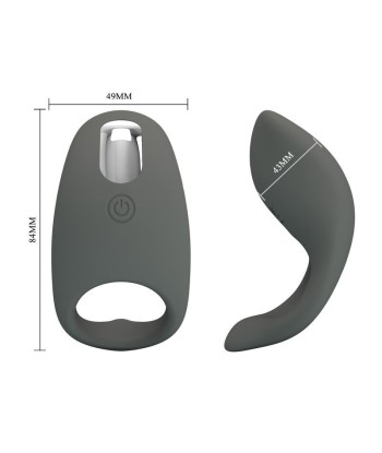 PRETTY LOVE - ANILLO VIBRADOR RECARGABLE SILICONA SUAVE
