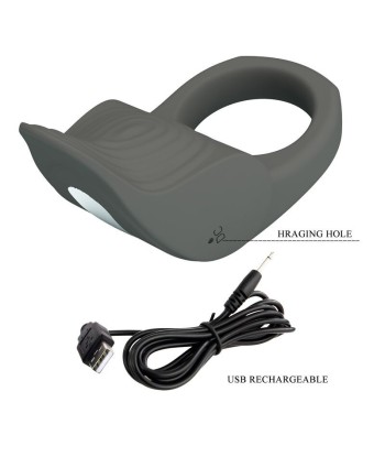 PRETTY LOVE - ANILLO VIBRADOR RECARGABLE SILICONA FLEXIBLE