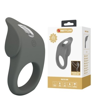 PRETTY LOVE - ANILLO VIBRADOR RECARGABLE SILICONA FLEXIBLE