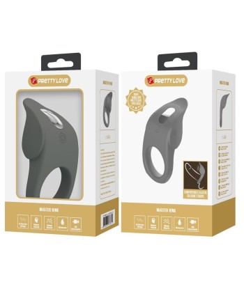 PRETTY LOVE - ANILLO VIBRADOR RECARGABLE SILICONA FLEXIBLE