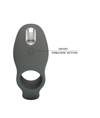 PRETTY LOVE - ANILLO VIBRADOR RECARGABLE CON DOBLE ESTIMULACIÓN
