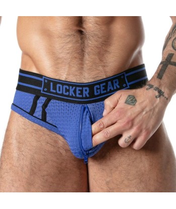 LOCKER GEAR - SPORT MESH JOCK BRIEF AZUL S