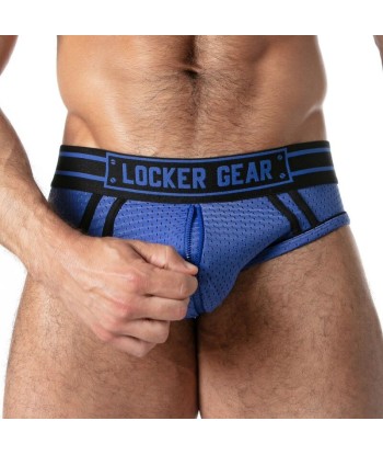 LOCKER GEAR - SPORT MESH JOCK BRIEF AZUL S