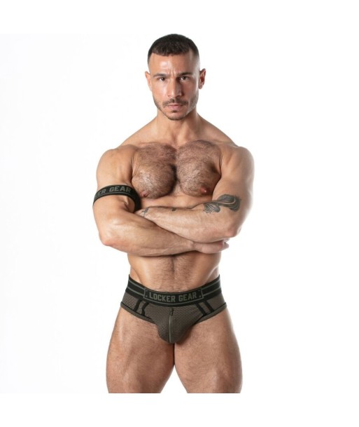 LOCKER GEAR - SPORT MESH JOCK BRIEF AZUL S
