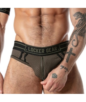 LOCKER GEAR - SPORT MESH JOCK BRIEF AZUL S