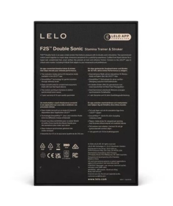 LELO - F2S DOUBLE SONIC MASTURBADOR MASCULINO CON DOBLE ESTIMULACIÓN SÓNICA VERDE AZULADO