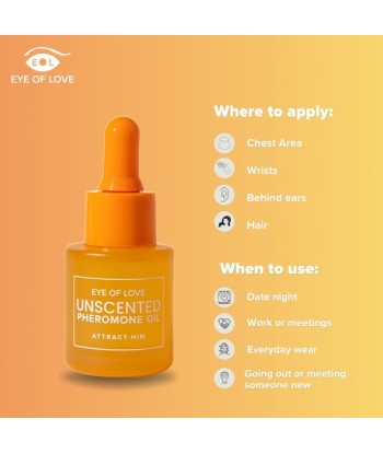 EYE OF LOVE - ACEITE PERFUMADO CON FEROMONAS PARA MUJER SIN FRAGANCIA 20 ML