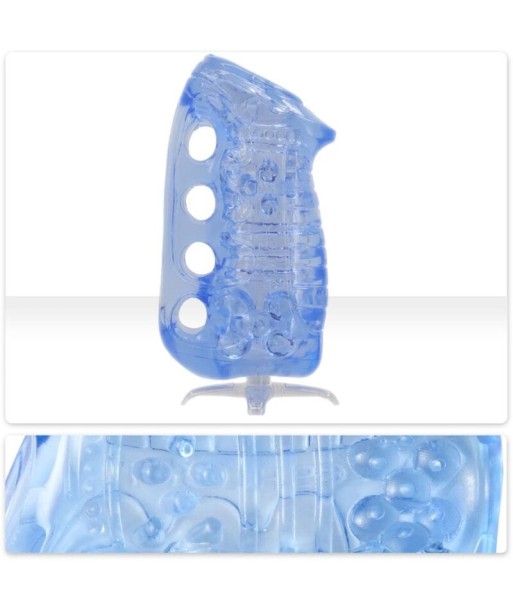 FLESHLIGHT – FLESHSKINS GRIP BLUE ICE MASTURBADOR MANUAL AZUL