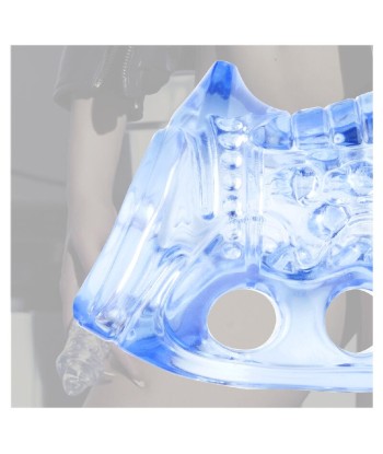 FLESHLIGHT – FLESHSKINS GRIP BLUE ICE MASTURBADOR MANUAL AZUL