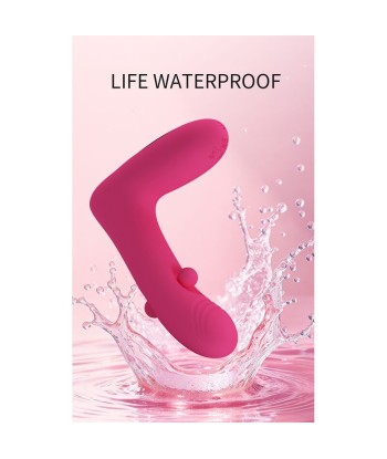 PRETTY LOVE - DUDEN VIBRADOR DE SILICONA RECARGABLE 12 MODOS DE VIBRACIÓN Y 3 MODOS DE BALANCEO ROSA