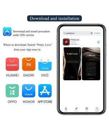 PRETTY LOVE - ANTHONY VIBRADOR ANAL Y PERINEAL APP CONTROL NEGRO