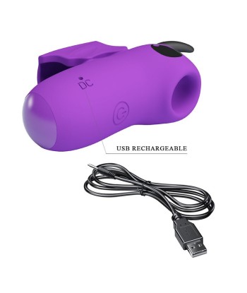 PRETTY LOVE - MAGIC DEVIL ESTIMULADOR DE DEDO RECARGABLE MORADO