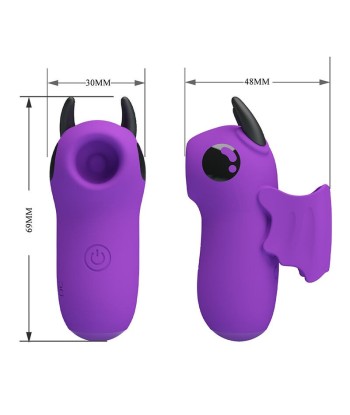 PRETTY LOVE - MAGIC DEVIL ESTIMULADOR DE DEDO RECARGABLE MORADO