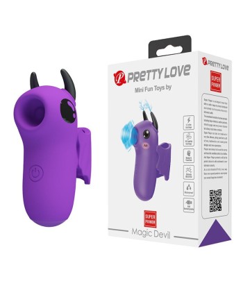 PRETTY LOVE - MAGIC DEVIL ESTIMULADOR DE DEDO RECARGABLE MORADO